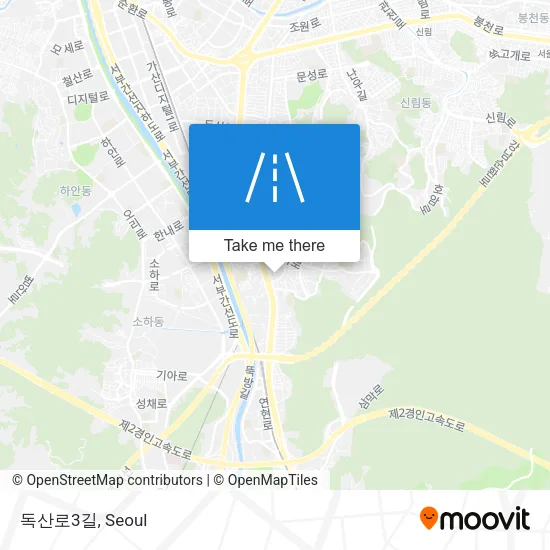 독산로3길 map