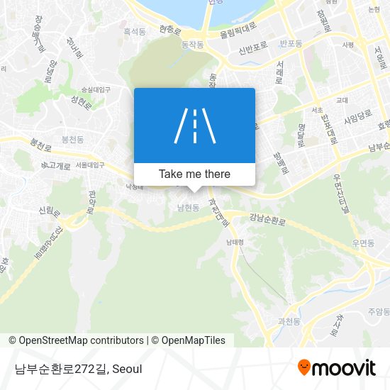 남부순환로272길 map