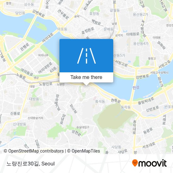 노량진로30길 map