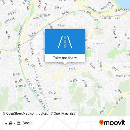시흥대로 map