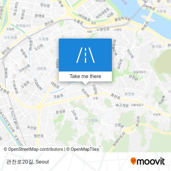 관천로20길 map