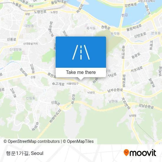 행운1가길 map