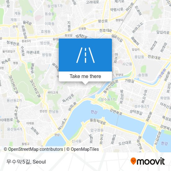 무수막5길 map