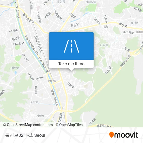 독산로32다길 map