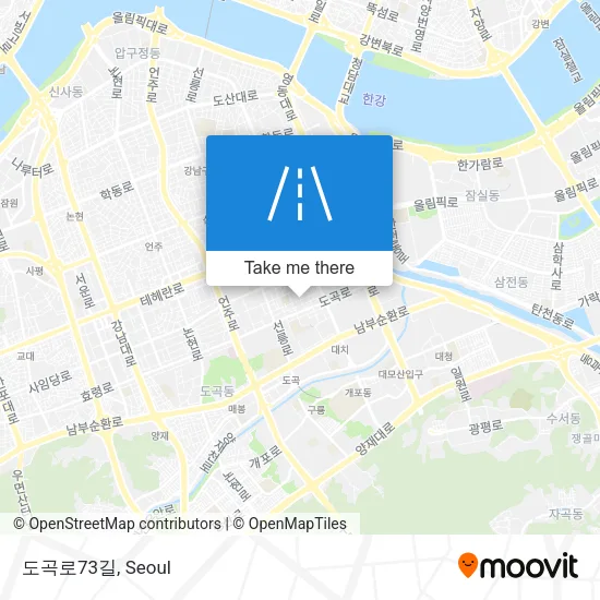 도곡로73길 map
