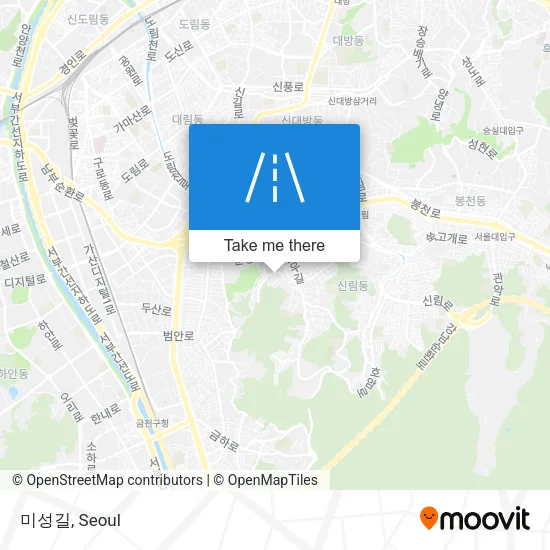 미성길 map