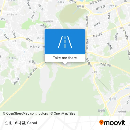 인헌16나길 map