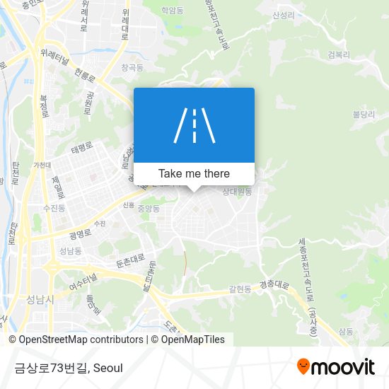 금상로73번길 map