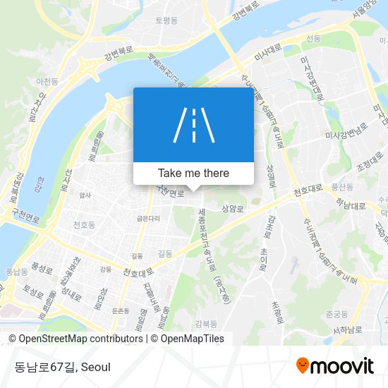 동남로67길 map