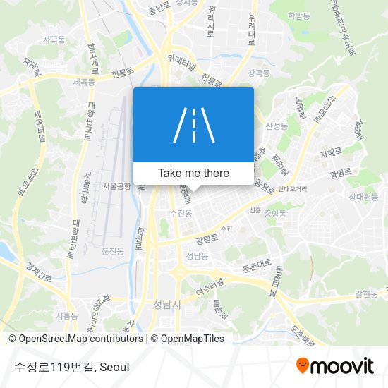 수정로119번길 map
