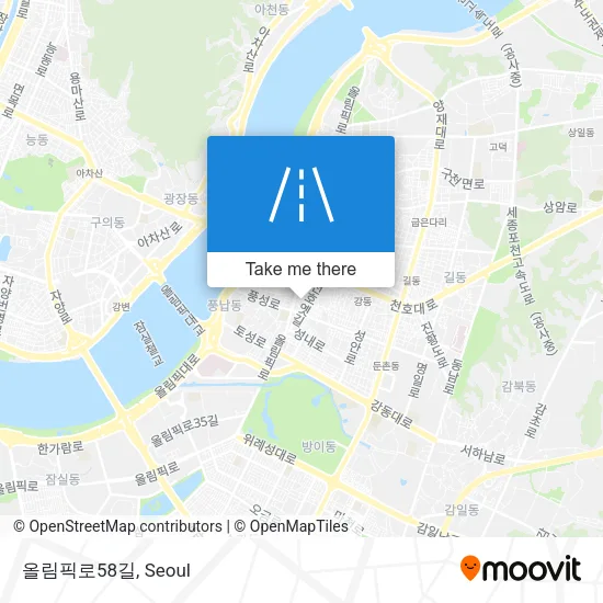 올림픽로58길 map