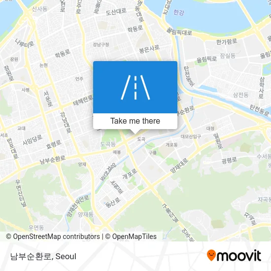 남부순환로 map