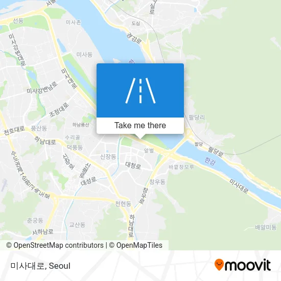 미사대로 map