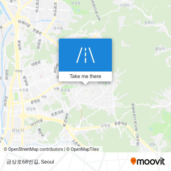 금상로68번길 map