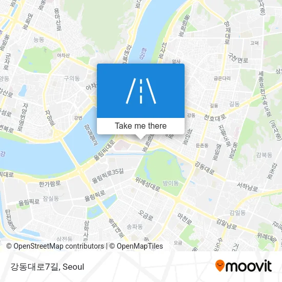 강동대로7길 map