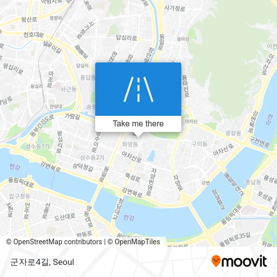 군자로4길 map
