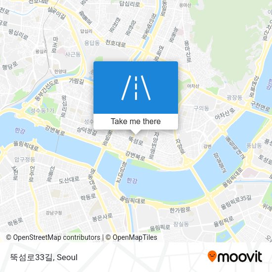 뚝섬로33길 map