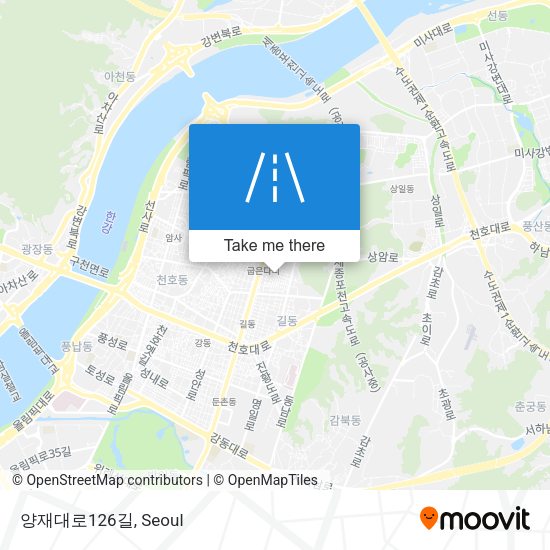 양재대로126길 map
