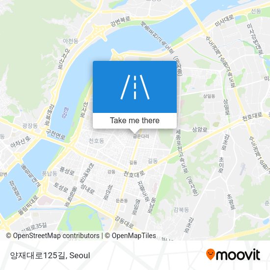 양재대로125길 map