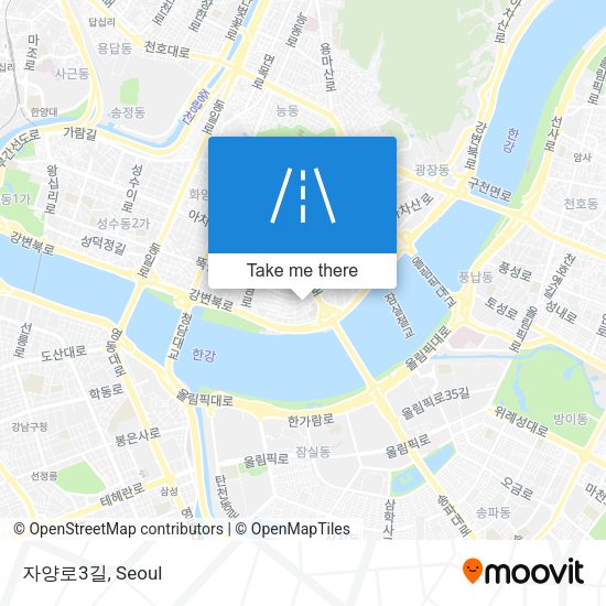 자양로3길 map