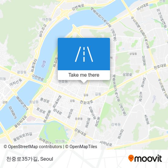 천중로35가길 map