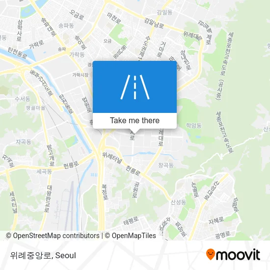 위례중앙로 map