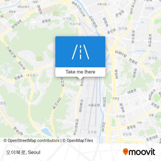 오야북로 map