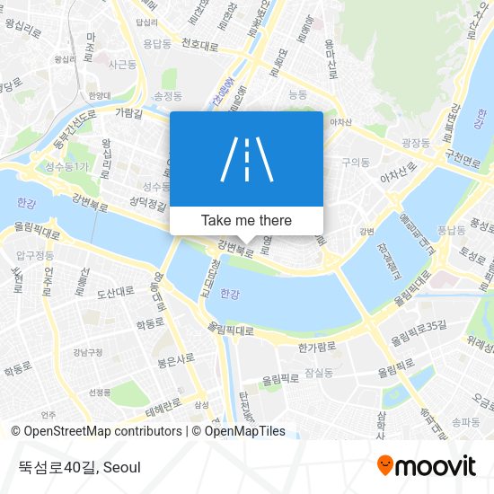 뚝섬로40길 map