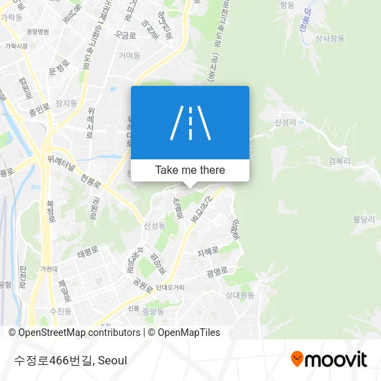 수정로466번길 map