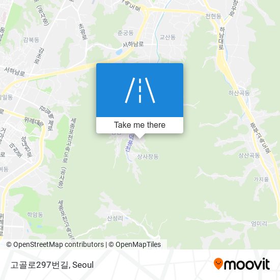 고골로297번길 map