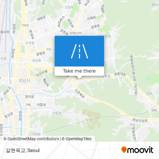 갈현육교 map