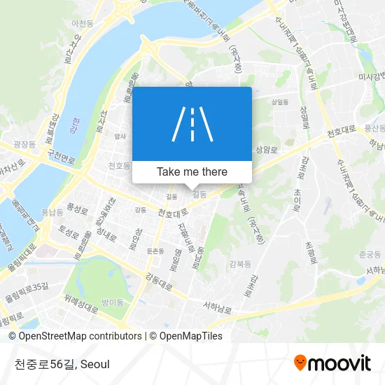 천중로56길 map
