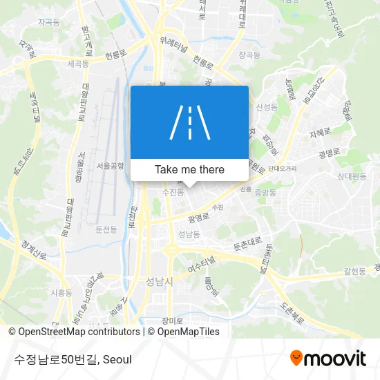 수정남로50번길 map