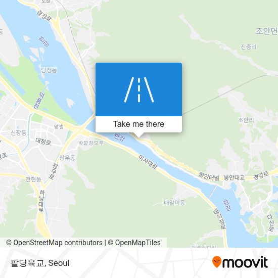 팔당육교 map