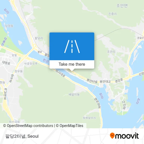 팔당2터널 map