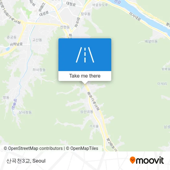 산곡천3교 map