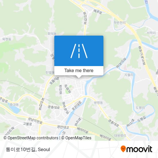 통미로10번길 map