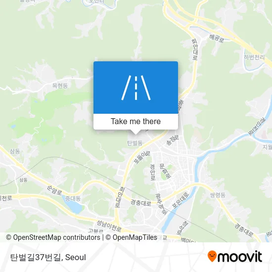 탄벌길37번길 map