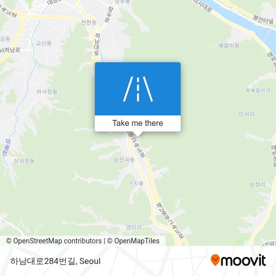 하남대로284번길 map