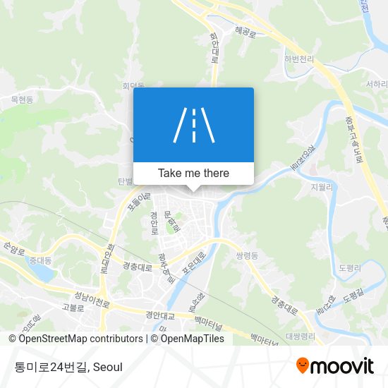 통미로24번길 map