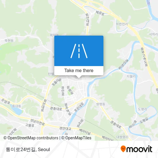 통미로24번길 map