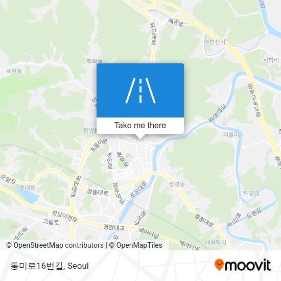 통미로16번길 map