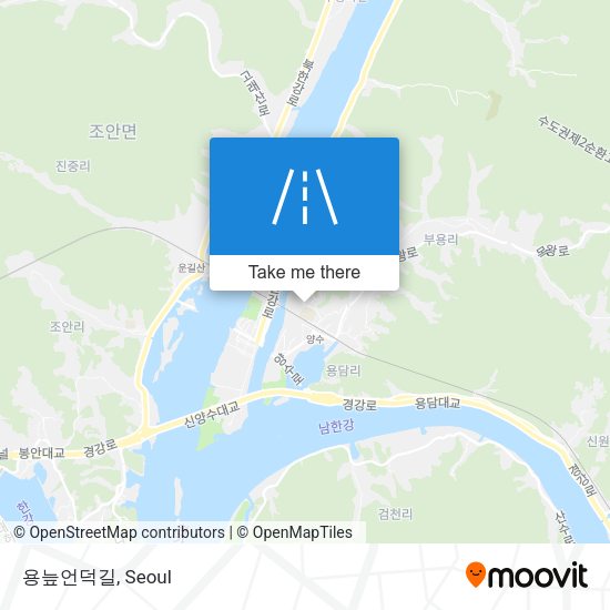 용늪언덕길 map