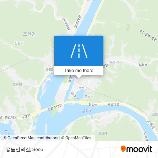 용늪언덕길 map