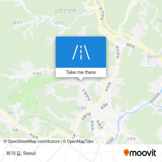회덕길 map