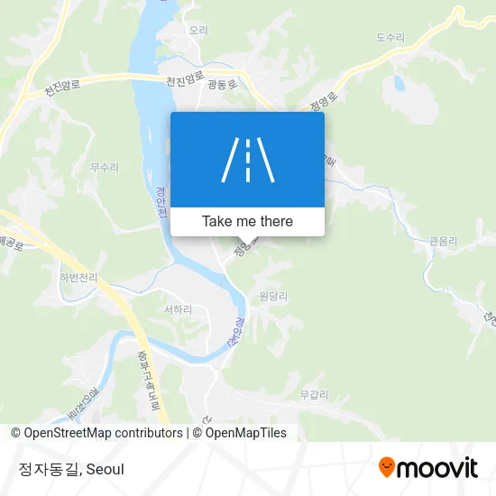 정자동길 map