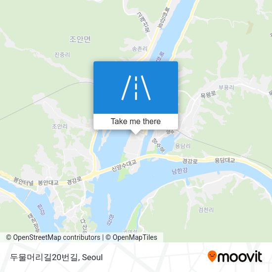 두물머리길20번길 map