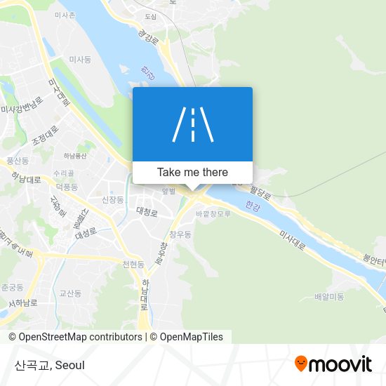 산곡교 map