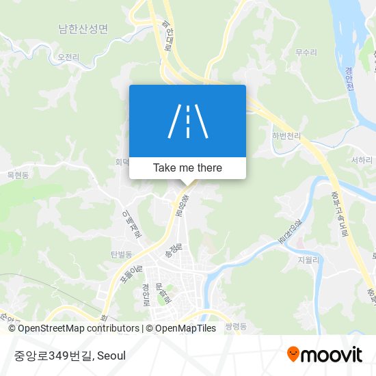 중앙로349번길 map