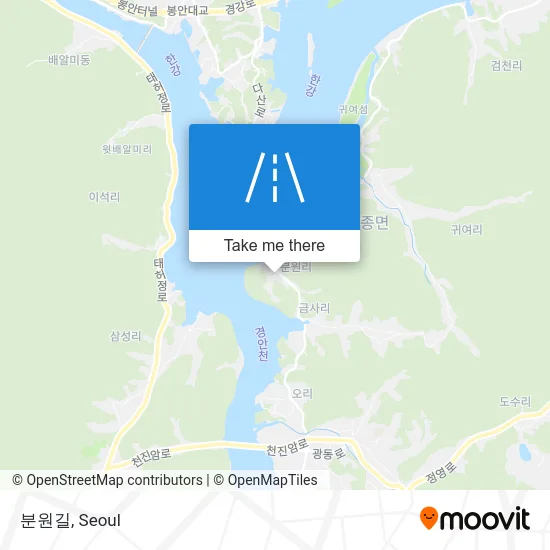 분원길 map